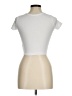 DAZY Ivory Short Sleeve Turtleneck Size M - photo 2