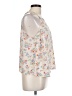 Eclair 100% Polyester Floral Multi Color Ivory Sleeveless Blouse Size L - photo 4