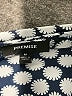 PREMISE Polka Dots Blue Short Sleeve Blouse Size M - photo 7