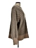 Blu Pepper Houndstooth Brown Pullover Sweater Size L - photo 4