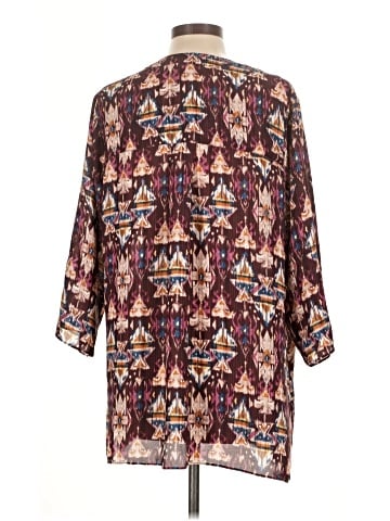 Rose + Olive 3/4 Sleeve Blouse (view 2)