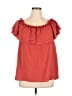 Skue 100% Polyester Red Short Sleeve Blouse Size 1X - photo 1