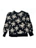 Janie and Jack 100% Cotton Floral Black Pullover Sweater Size 5 - photo 2