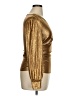 Shein Curve Metallic Gold Long Sleeve Blouse Size 16 Plus (2) - photo 4