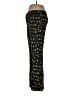 Diane von Furstenberg Animal Print Black Casual Pants Size 12 - photo 5