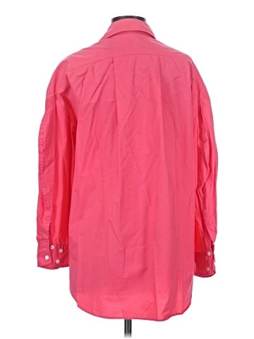 The Frankie Shop 3/4 Sleeve Button-Down Shirt (view 2)