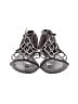 Bamboo Gray Black Sandals Size 5 1/2 - photo 2