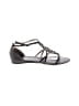 Bamboo Gray Black Sandals Size 5 1/2 - photo 1