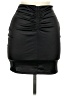 Windsor Solid Black Faux Leather Skirt Size M - photo 1