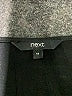 Next 100% Viscose Black Short Sleeve Top Size 12 - photo 7