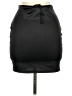 Windsor Solid Black Faux Leather Skirt Size M - photo 2