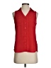 Express 100% Polyester Red Sleeveless Blouse Size XS - photo 1