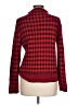 Ann Taylor Houndstooth Red Turtleneck Sweater Size L - photo 2