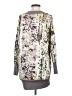 H&M 100% Silk Silver Silk Pullover Sweater Size 2 - photo 2