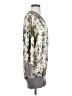 H&M 100% Silk Silver Silk Pullover Sweater Size 2 - photo 4
