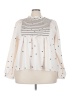 Shein Curve 100% Polyester Ivory Long Sleeve Blouse Size 3X - photo 1