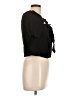 Fanco 100% Viscose Black Short Sleeve Blouse Size L - photo 4