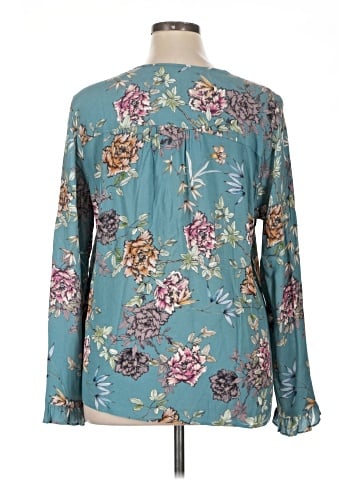 Karen Kane Long Sleeve Blouse (view 2)