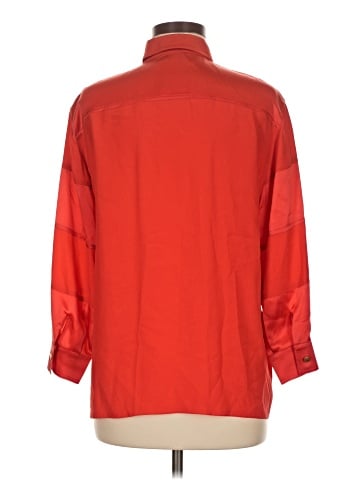 Escada by Margaretha Ley 3/4 Sleeve Silk Top (view 2)