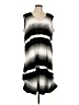 PURE essence Graphic Black Casual Dress Size XXL - photo 1