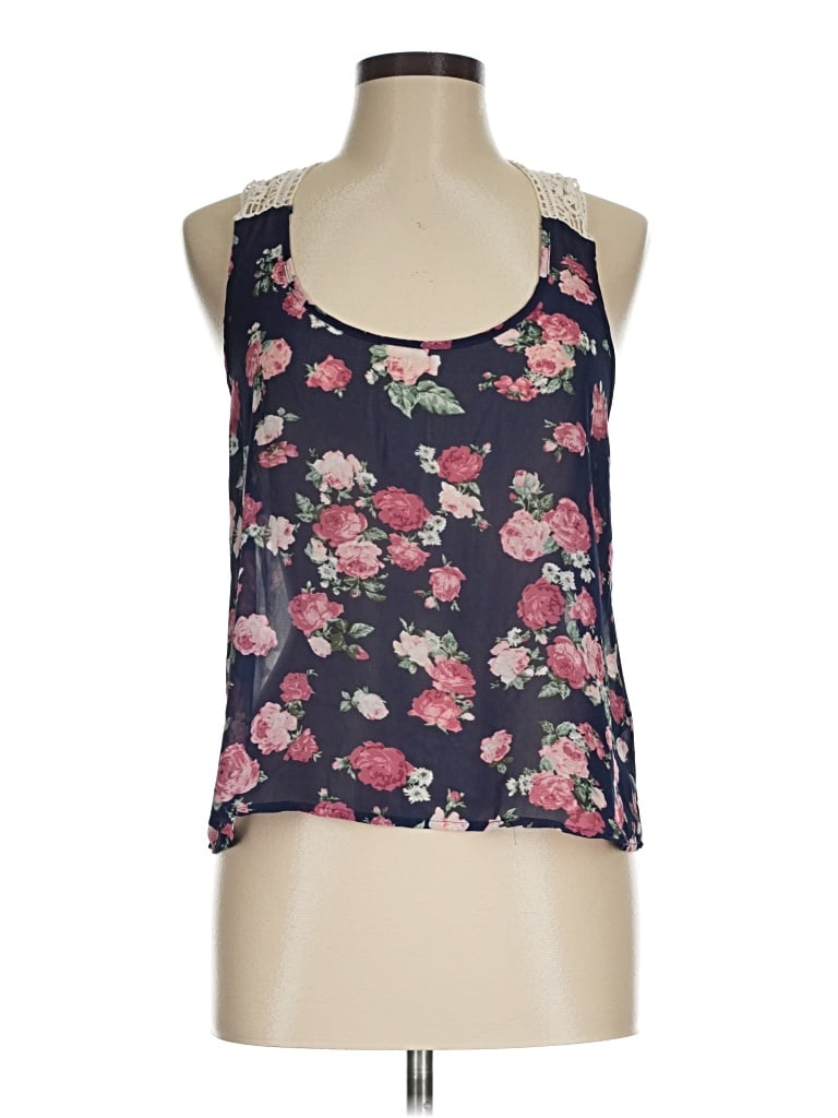 Pre-owned Xxi Sleeveless Blouse In Pink