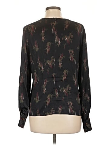 Vince. Long Sleeve Silk Top (view 2)