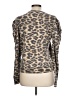 Cloth. by Design 100% Cotton Animal Print Brown Pullover Sweater Size L - photo 2