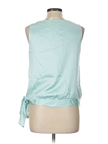 Per Se By Carlisle Sleeveless Silk Top (view 2)
