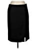 White House Black Market Solid Black Formal Skirt Size 10 - photo 1