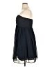 Bill Levkoff 100% Polyester Solid Blue Cocktail Dress Size 16 - photo 5