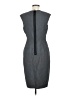 Tahari Solid Gray Casual Dress Size 8 - photo 2