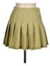 Motel Solid Tan Green Casual Skirt Size M - photo 1
