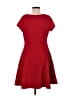 Torrid Solid Red Casual Dress Size Lg Plus (0) - photo 2