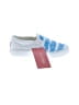 BucketFeet Stripes Blue Sneakers Size 7 (kids) - photo 1