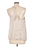 Mikey & Joey 100% Polyester Silver Sleeveless Blouse Size L - photo 2