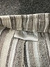 Erika Stripes Silver Linen Pants Size M - photo 6