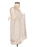 Mikey & Joey 100% Polyester Silver Sleeveless Blouse Size L - photo 4