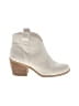 TOMS Ivory White Ankle Boots Size 6 1/2 - photo 1