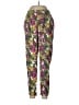 H&M 100% Viscose Floral Pink Casual Pants Size 8 - photo 1