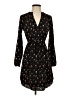 Maison Jules 100% Polyester Print Black Casual Dress Size XXS - photo 1