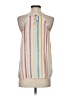 Papermoon 100% Polyester White Sleeveless Blouse Size S - photo 2