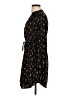 Maison Jules 100% Polyester Print Black Casual Dress Size XXS - photo 5
