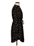 Maison Jules 100% Polyester Print Black Casual Dress Size XXS - photo 4