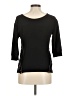 Dex Black 3/4 Sleeve Top Size M - photo 2