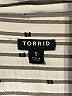 Torrid 100% Polyester Stripes Silver Short Sleeve Blouse Size 1X Plus (1) - photo 7