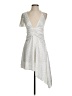 WeWoreWhat 100% Polyester Silver Cocktail Dress Size 4 - photo 1
