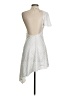 WeWoreWhat 100% Polyester Silver Cocktail Dress Size 4 - photo 2