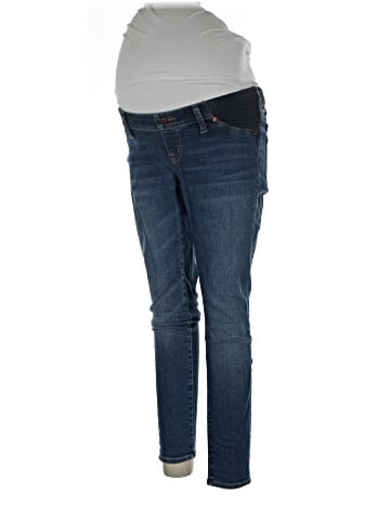 Madewell Maternity Side-Panel Skinny Jeans in Wendover Wash: Adjustable TENCEL&trade; Denim Edition (view 1)