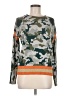 Central Park West Camo Green Pullover Sweater Size M - photo 1