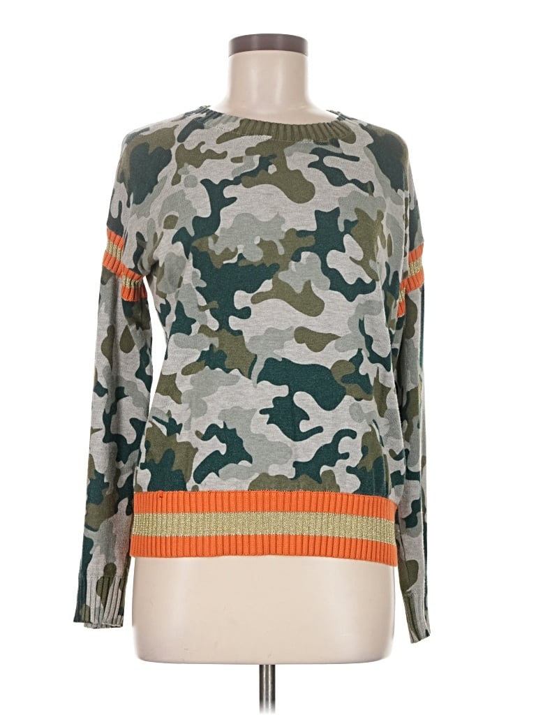 Pre-owned Central Park West Pullover Sweater In Green
